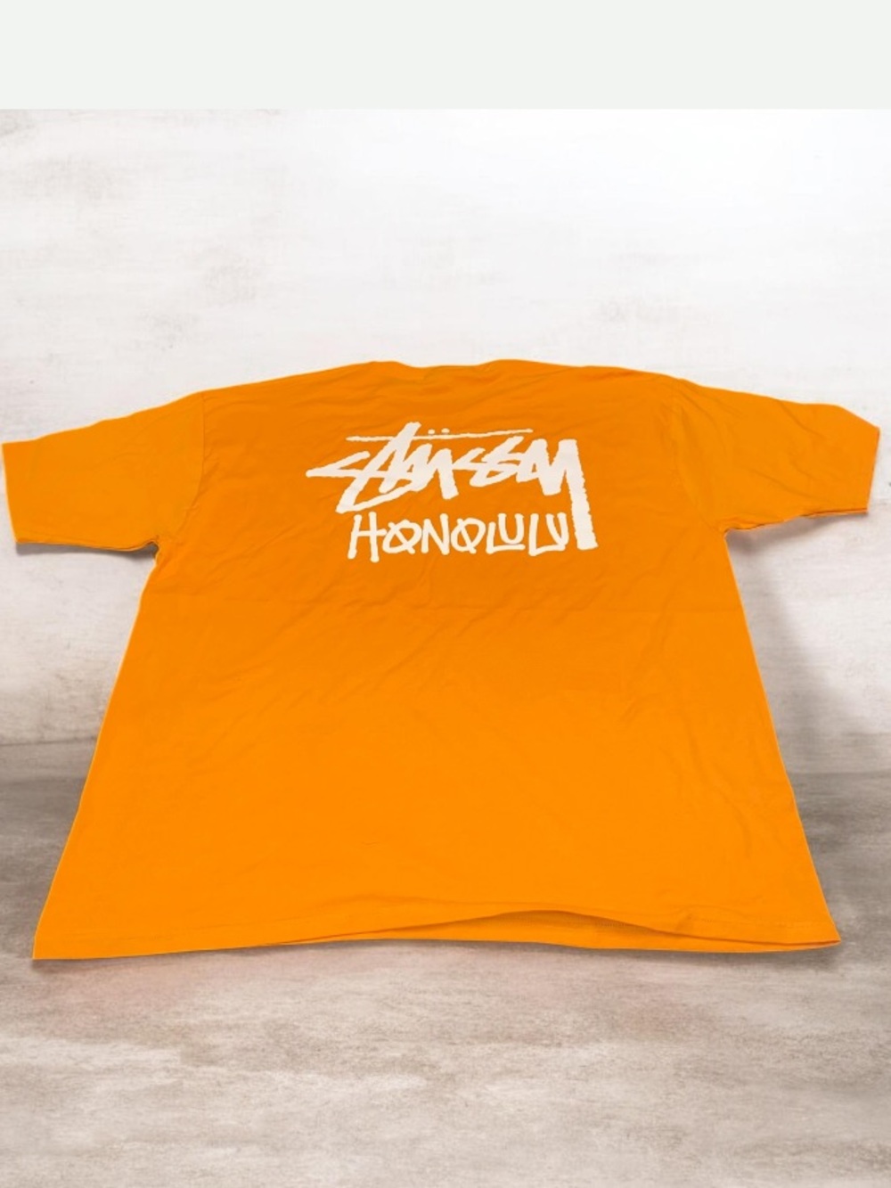 🆕 STUSSY HONOLULU 2XL Grail Tee Shirt Archived White Cheddar Stüssy colorway XXL